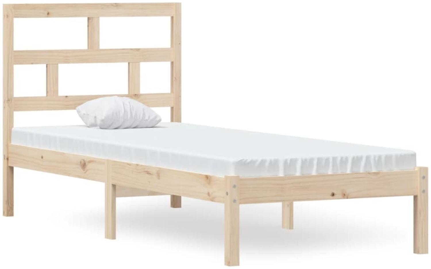 vidaXL Massivholzbett 75x190 cm 3101178 Bild 1