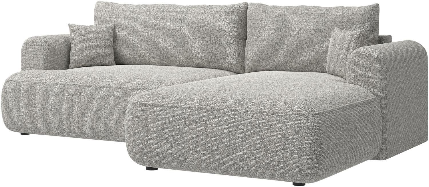 Selsey Ovo - Ecksofa in L-Form mit Schlaffunktion, greige, rechtsseitig Bild 1