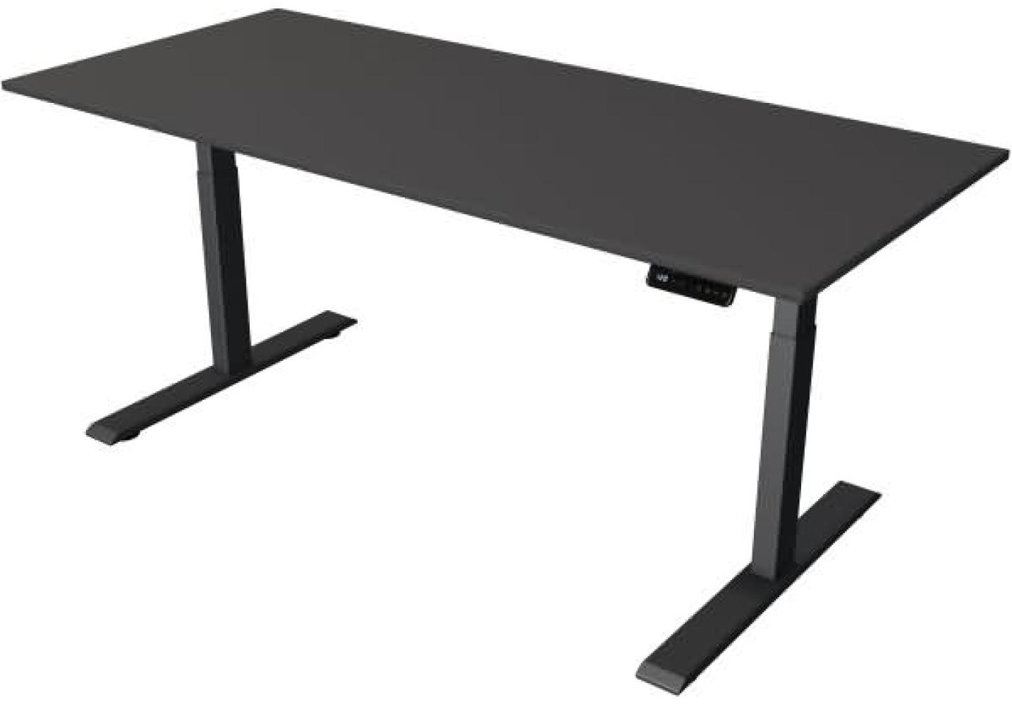 Kerkmann Steh-/Sitztisch Move 2 elektrisch Fuß anthrazit 180x80x63-127 Bild 1