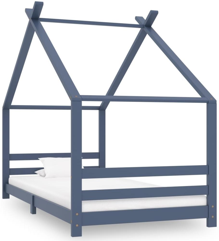 Hausbett >3003004< (LxBxH: 206 x 98 x 155 cm) in Grau - 206 x 98 x 155 (LxBxH) Bild 1