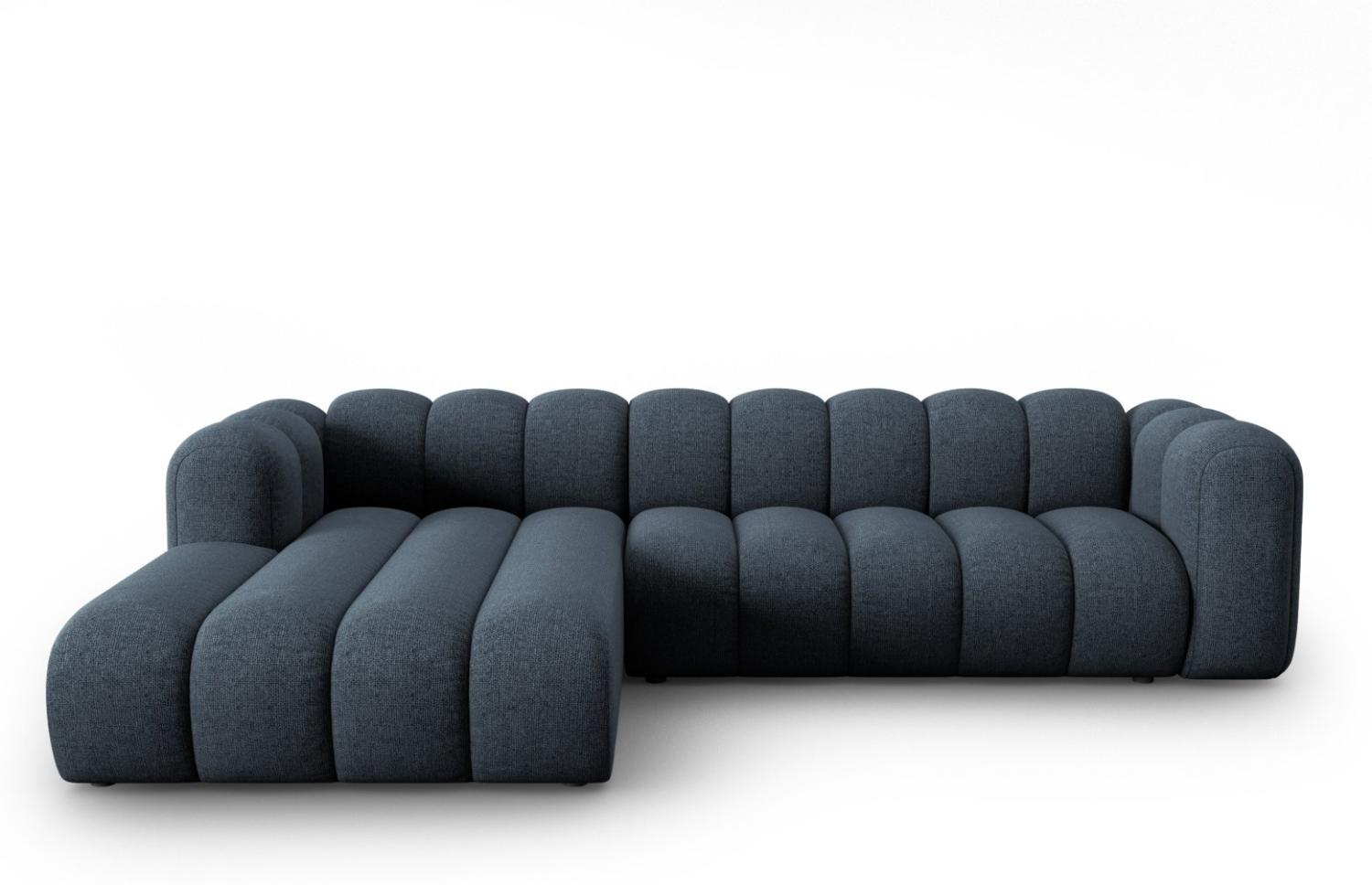 Micadoni Modulares Ecksofa Lupine 4-Sitzer Links Chenille Königsblau Bild 1