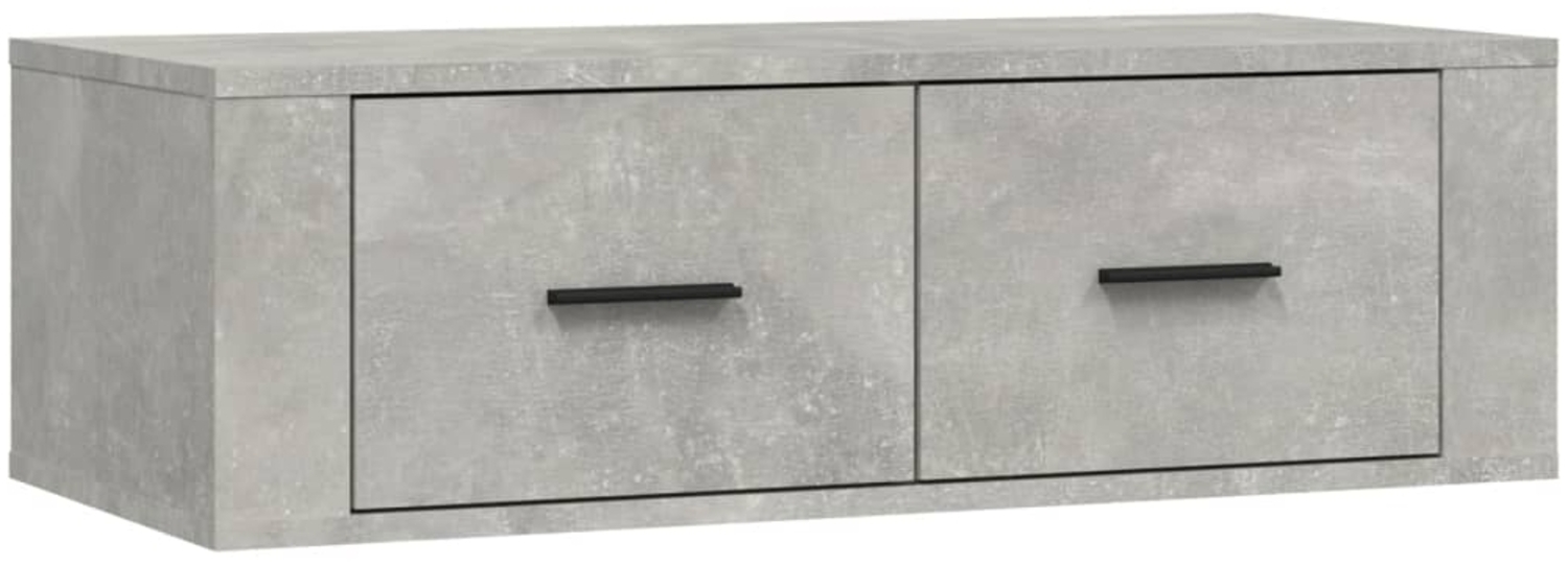 vidaXL TV-Wandschrank Betongrau 80x36x25 cm Holzwerkstoff 816836 Bild 1