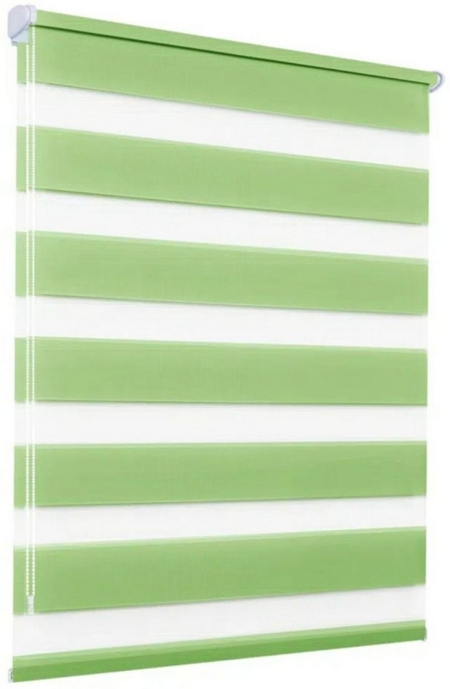 Doppelrollo rollos Ohne Bohren 130cm/150cm, Vkele, freihängend,Blickdicht,Lichtschutz und verspannt, Klemmträger,Klemmfix, rollo für Fesnter und Tür Bild 1