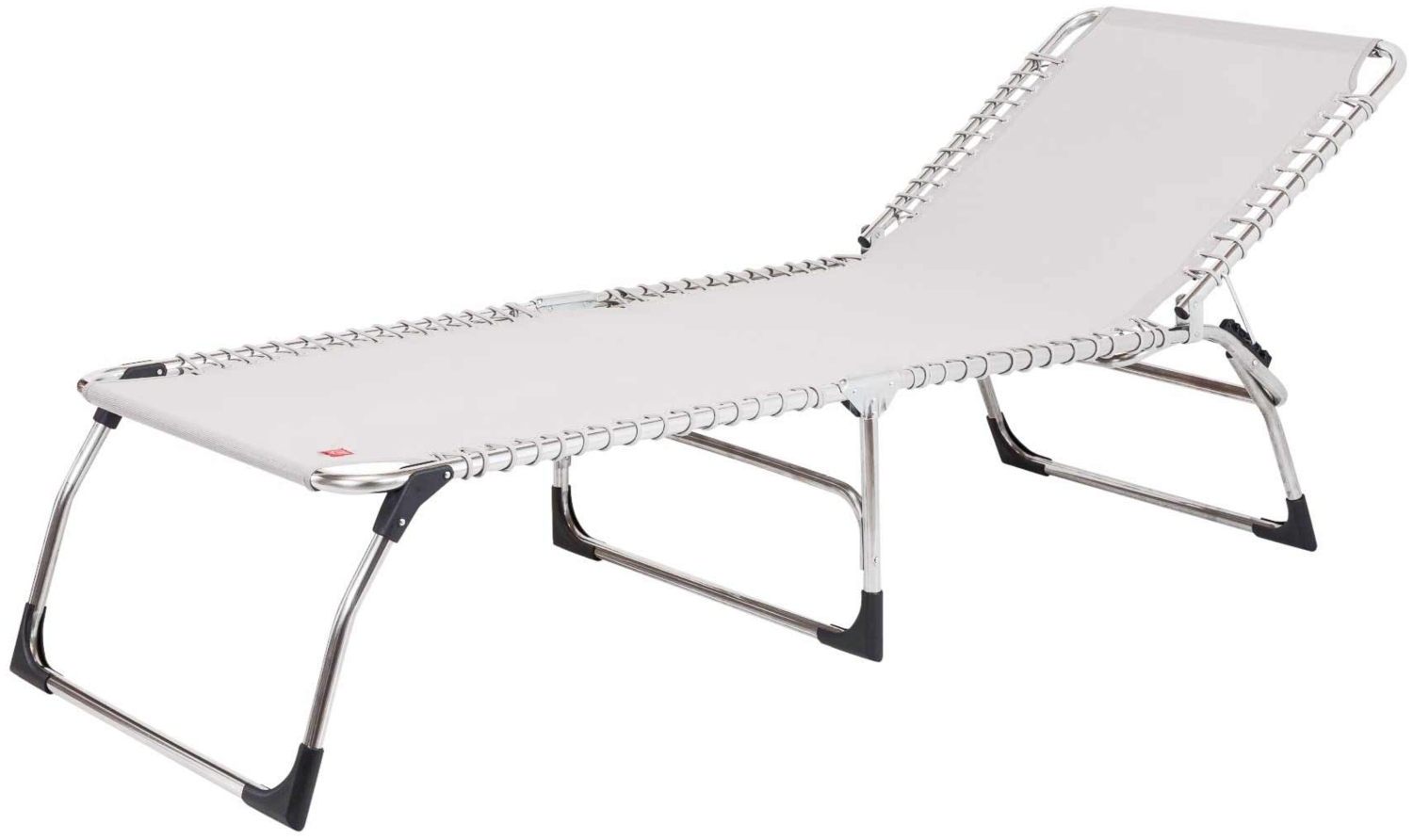 Dreibeinliege Amigo XXL aus Aluminium, Weiß Bild 1
