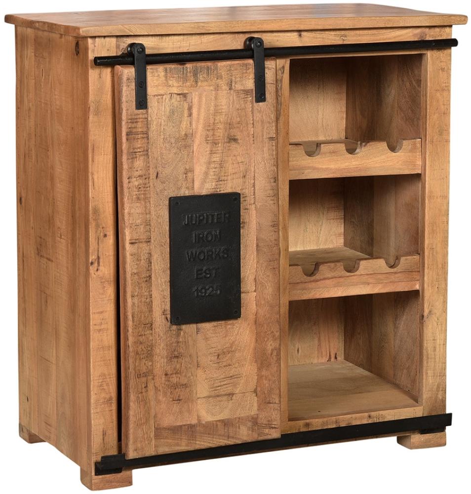 Barschrank Namur 77 x 38 x 80 cm Mango Bild 1
