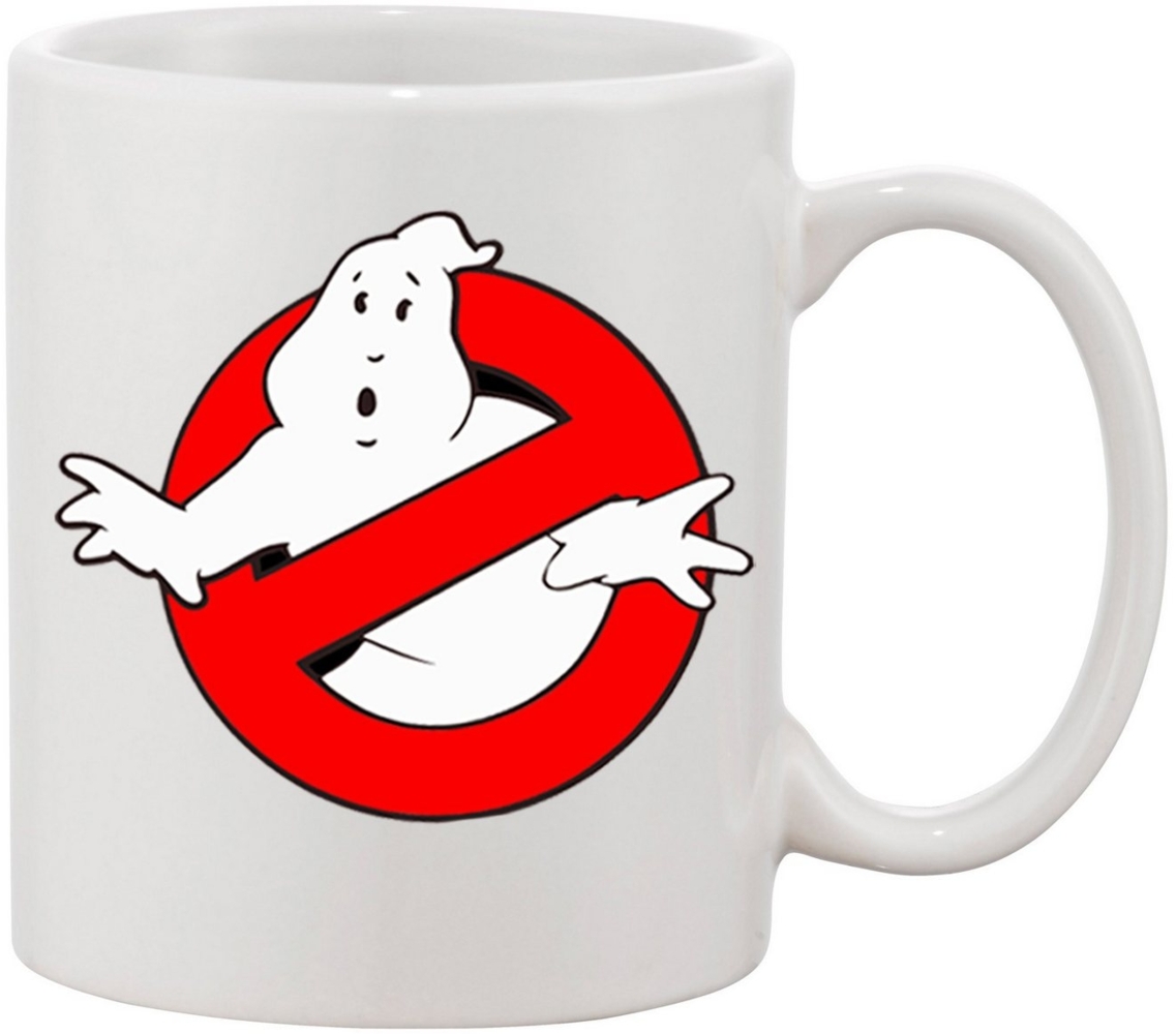 Blondie & Brownie Tasse Ghostbusters Ghost Geister Geisterjäger in Schwarz und Weiß, Keramik, Spühlmaschinenfest Bild 1