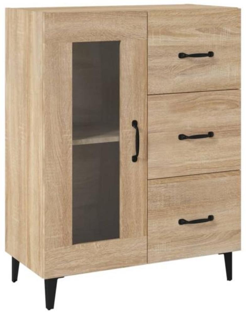 Sideboard Sonoma-Eiche 69,5 x 34 x 90 cm Holzwerkstoff [812216] Bild 1