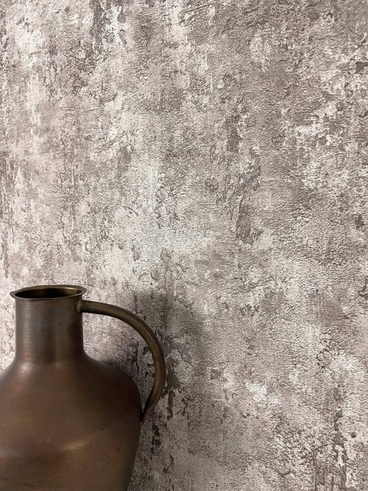 Newroom Vliestapete, Grau Tapete Modern Beton - Betontapete Naturstein Taupe Weiß Industrial Loft Putz Lava für Wohnzimmer Schlafzimmer Küche Bild 1
