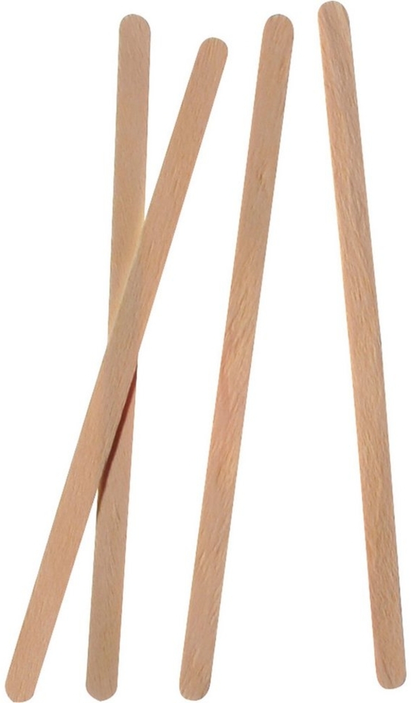 Papstar Rührstäbchen pure 16696 140x5mm Holz 1000 Stück Bild 1