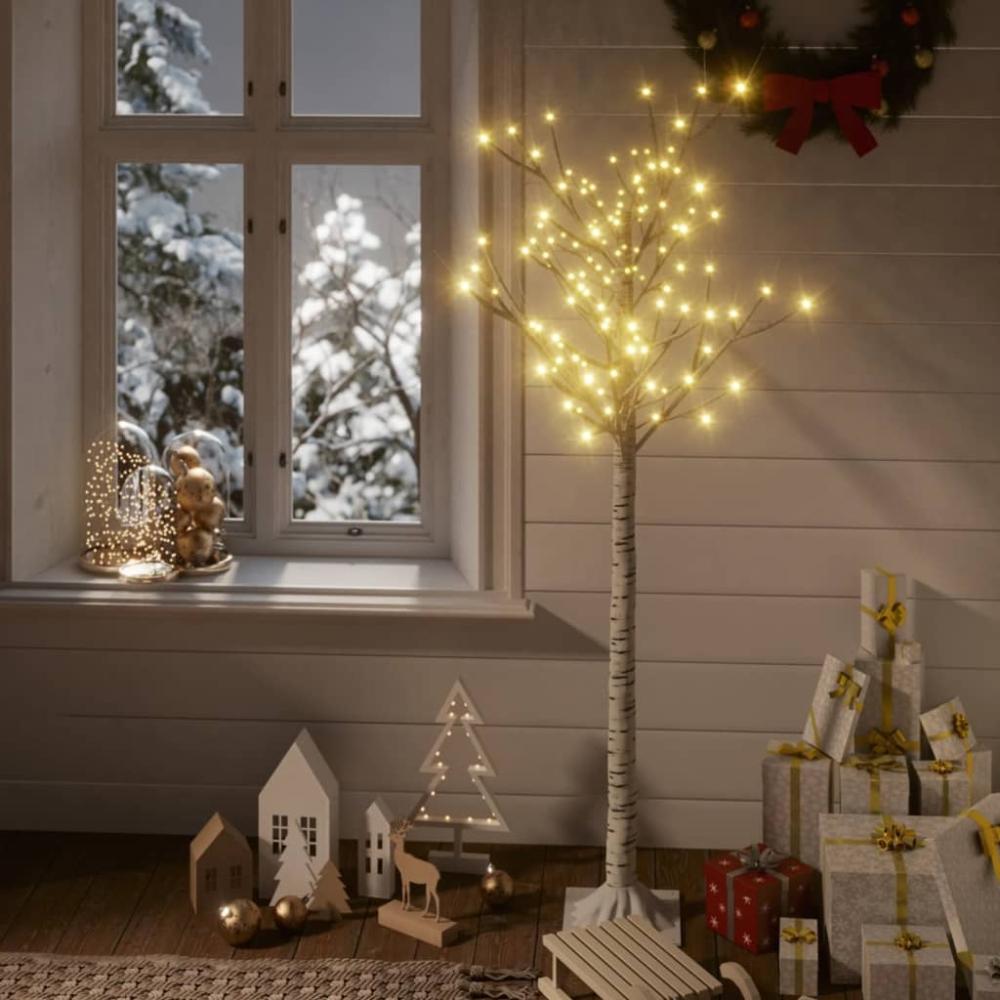 vidaXL Weihnachtsbaum 140 LEDs 1,5 m Warmweiß Indoor Outdoor 328676 Bild 1