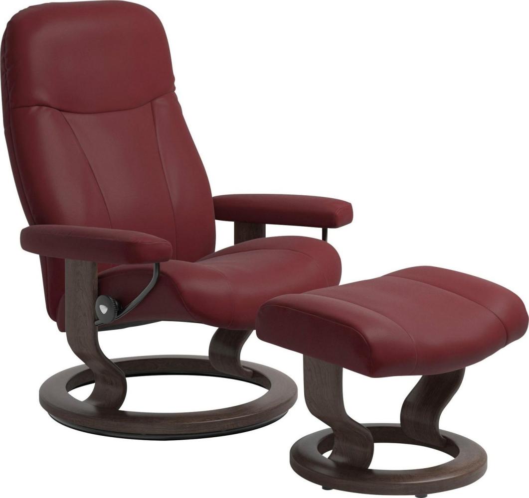 Stressless® Relaxsessel Garda (Set, Relaxsessel mit Hocker), mit Hocker, mit Classic Base, Größe L, Gestell Wenge Bild 1