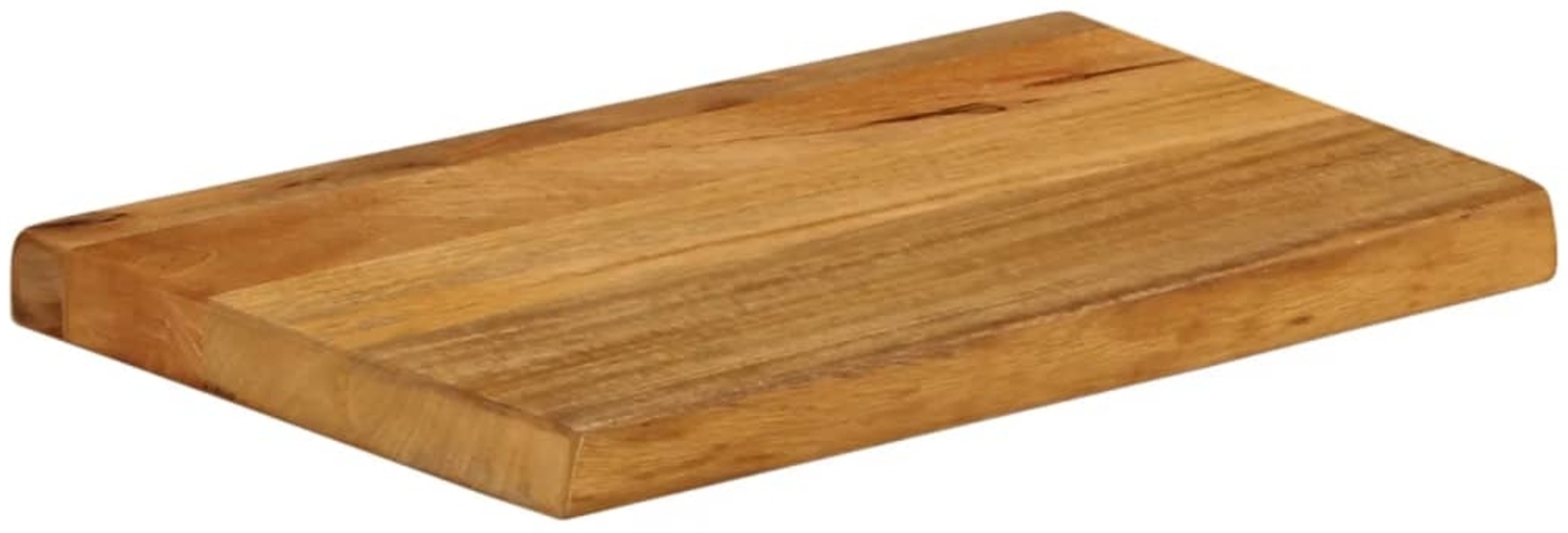 vidaXL Tischplatte mit Baumkante 50x30x2,5 cm Massivholz Mango 370523 Bild 1