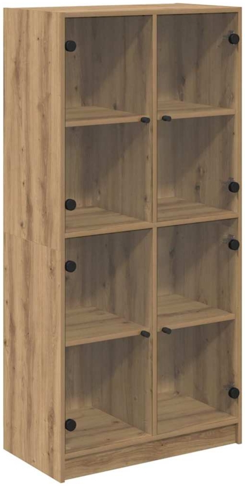vidaXL Highboard Artisan-Eiche 68 x 37 x 142 cm Holzwerkstoff 3402630 Bild 1