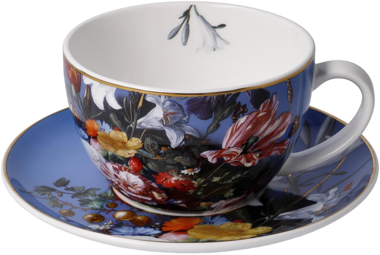 Goebel Tee-/ Cappuccinotasse De Heem - Sommerblumen, Artis Orbis, Fine Bone China, Bunt, 250 ml, 67061611 Bild 1