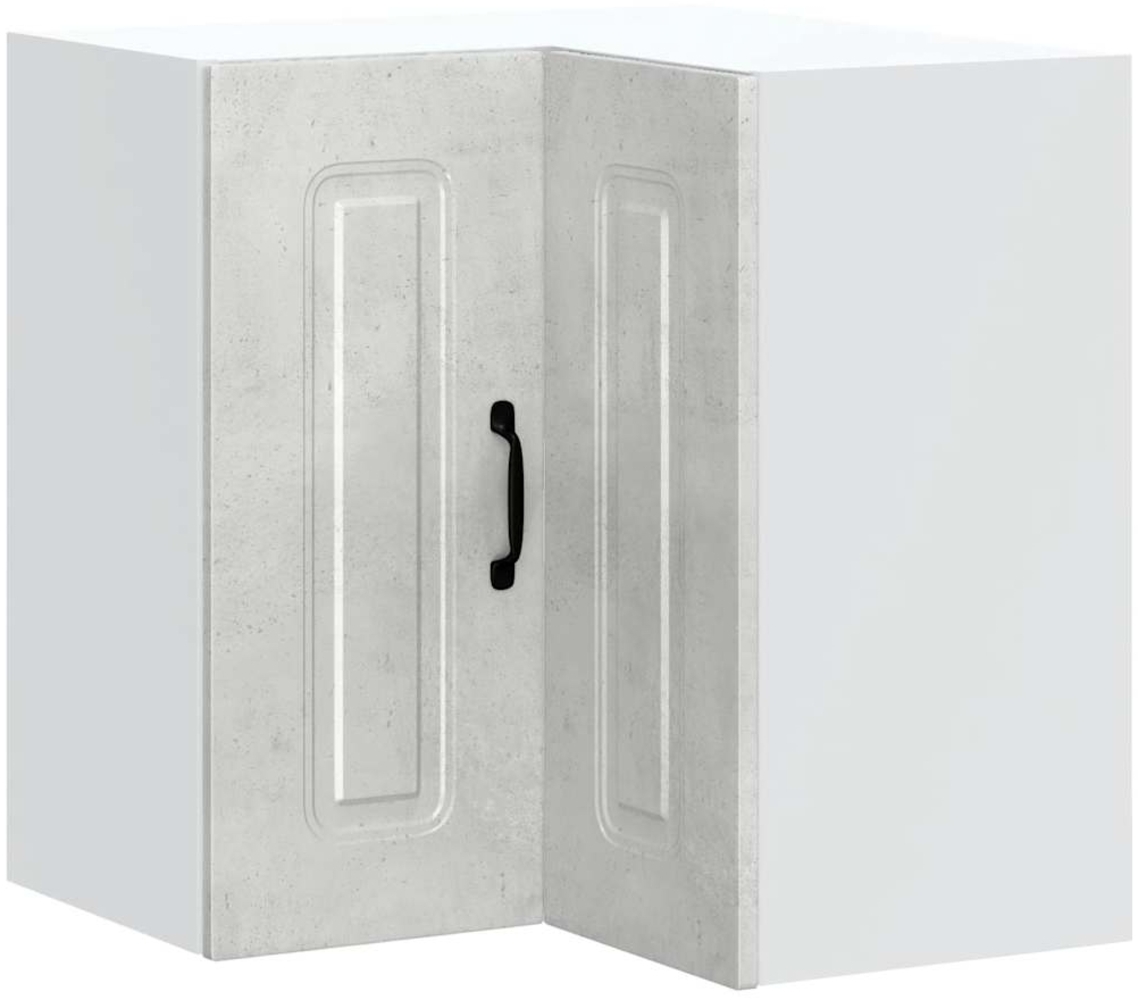 vidaXL Küchen-Eckhängeschrank Kalmar Betongrau Holzwerkstoff 853621 Bild 1