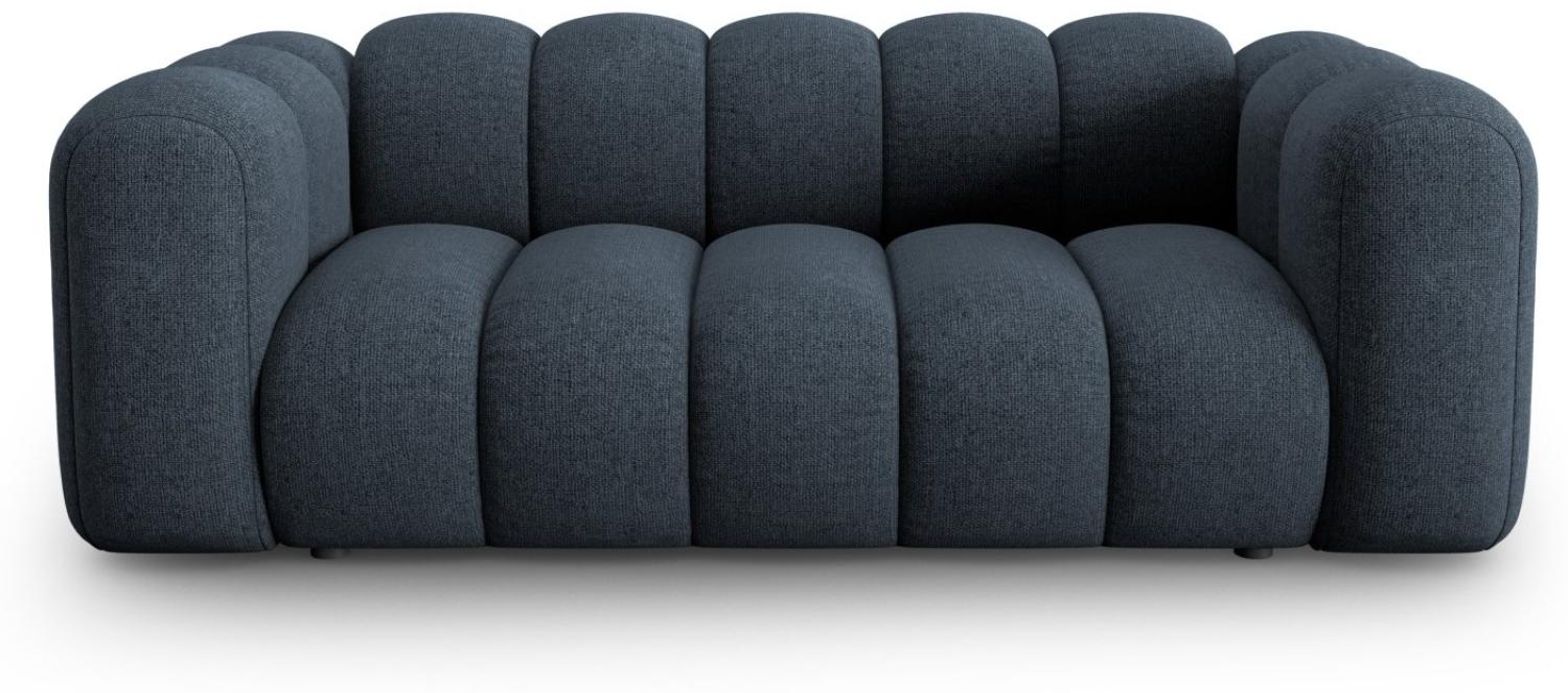 Micadoni Sofa Lupine 2-Sitzer Chenille Königsblau Bild 1