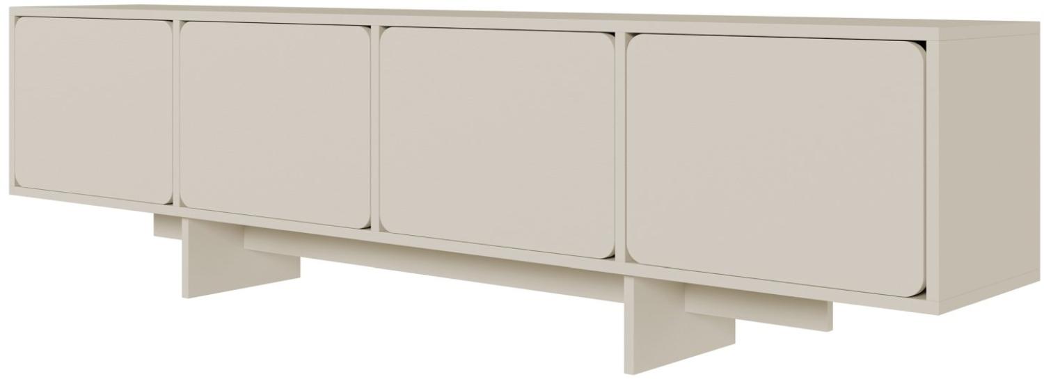 Selsey WUWU - TV-Schrank 4-türig, Greige, 200 cm Bild 1