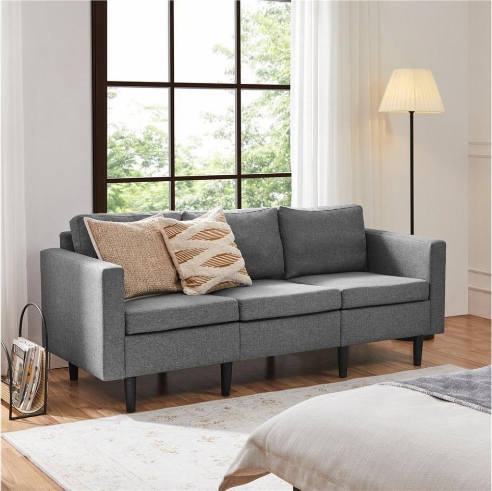 Yaheetech Schlafsofa, 3-Sitzer-Sofa Couch Polstersofa für 3 Personen, max. 340 KG belastbar Bild 1