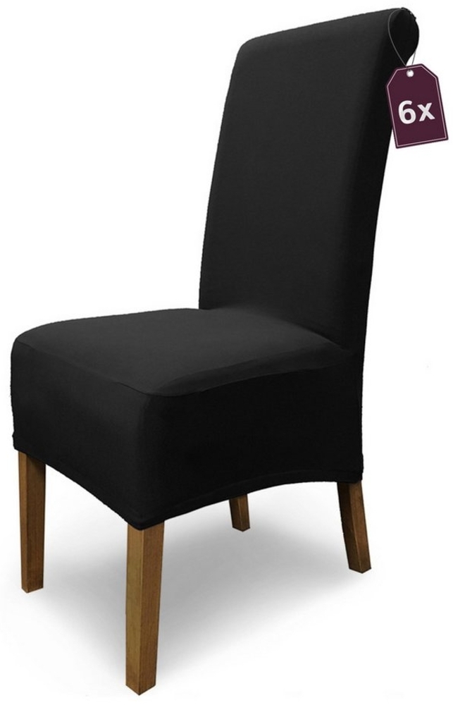 sh SCHEFFLER-HOME LIVE HOMESTYLE Stuhlhusse Moderner Stuhlbezug "Emma" aus elastischer Baumwolle, abnehmbarer & waschbarer Spannbezug für Stühle Bild 1
