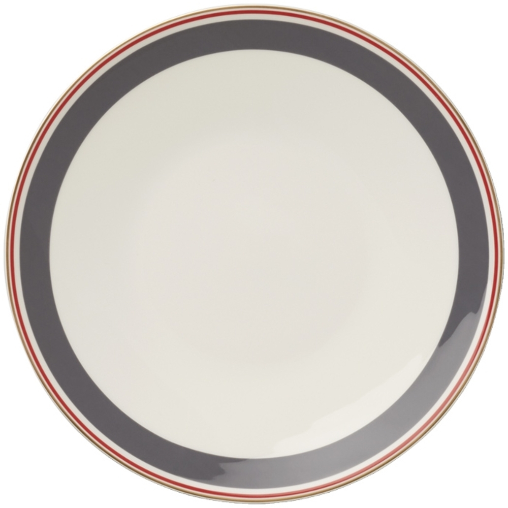 Dibbern Capri Teller 28 cm Anthrazit / Rot Bild 1