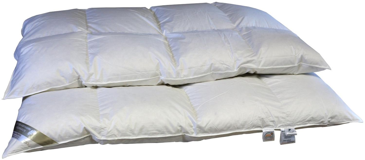 Eiszeit Premium 10 cm Winter Hochsteg Daunendecke Daunenbett 135x200 cm Bild 1