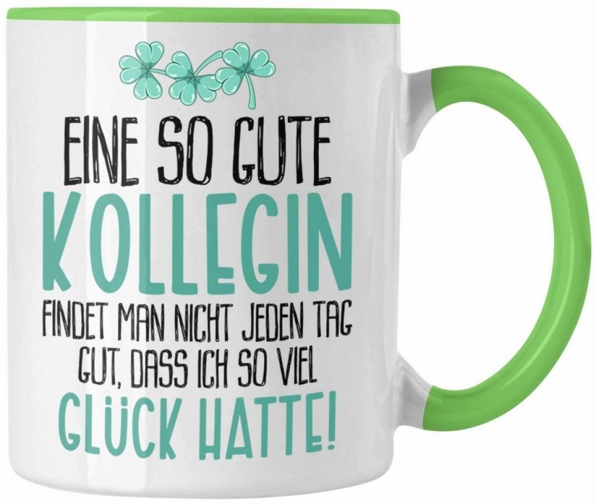 Trendation Tasse Trendation - Beste Kollegin Tasse Geschenk Spruch Arbeitskollegin Gesc Bild 1