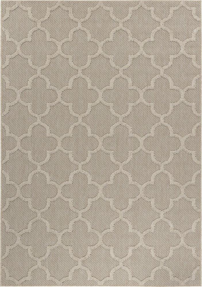 Outdoor Teppich Piero rechteckig - 120x170 cm - Beige Bild 1