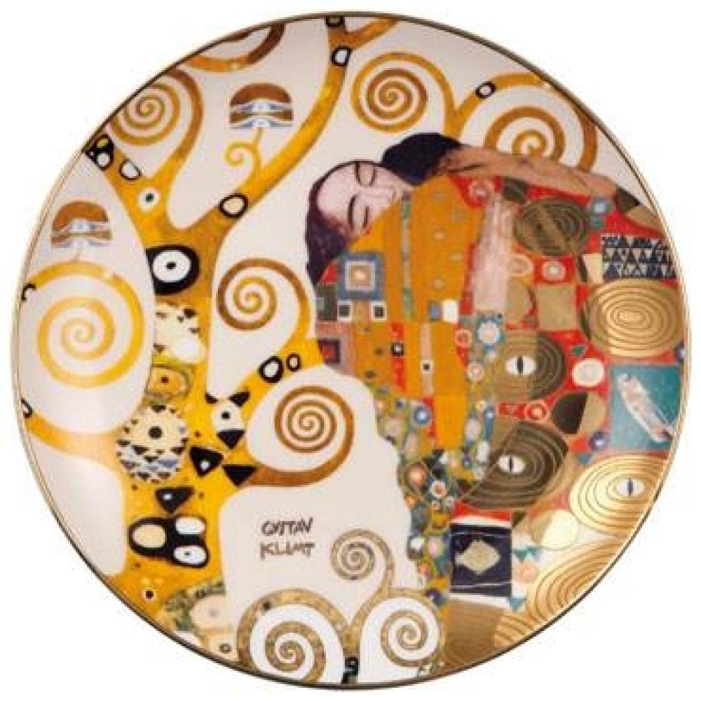 Goebel Wandteller Gustav Klimt - Die Erfüllung, Dekoteller, Artis Orbis, Fine Bone China, Bunt, 21 cm, 67071041 Bild 1