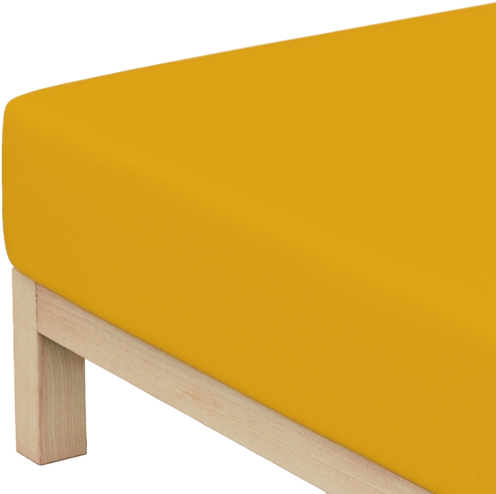 Schlafgut Mako Jersey Spannbetttuch Spannbettlaken 140x200 160x200 Bild 1