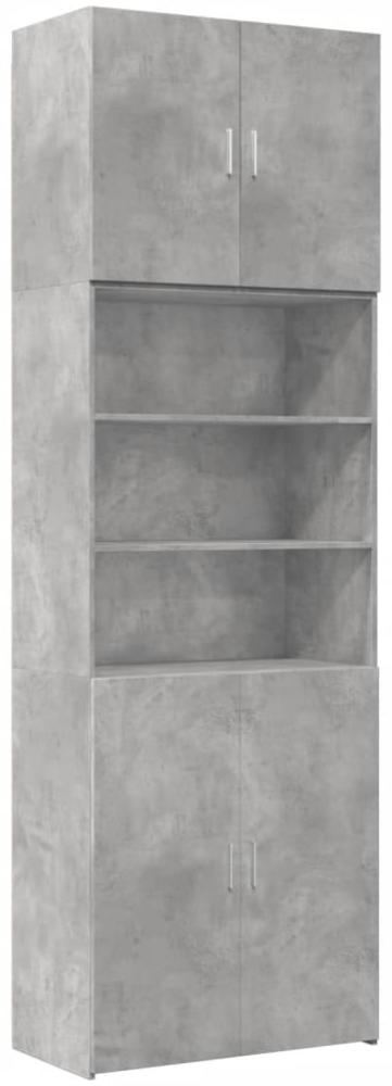 vidaXL Highboard Betongrau 80x42,5x249 cm Holzwerkstoff 3281360 Bild 1