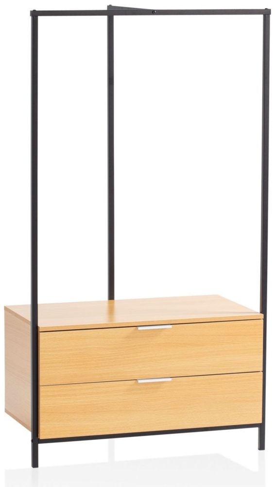 Garderobe Eiche-Dekor 152x85x44 cm Flurgarderobe Modern, Kompaktgarderobe für... Bild 1