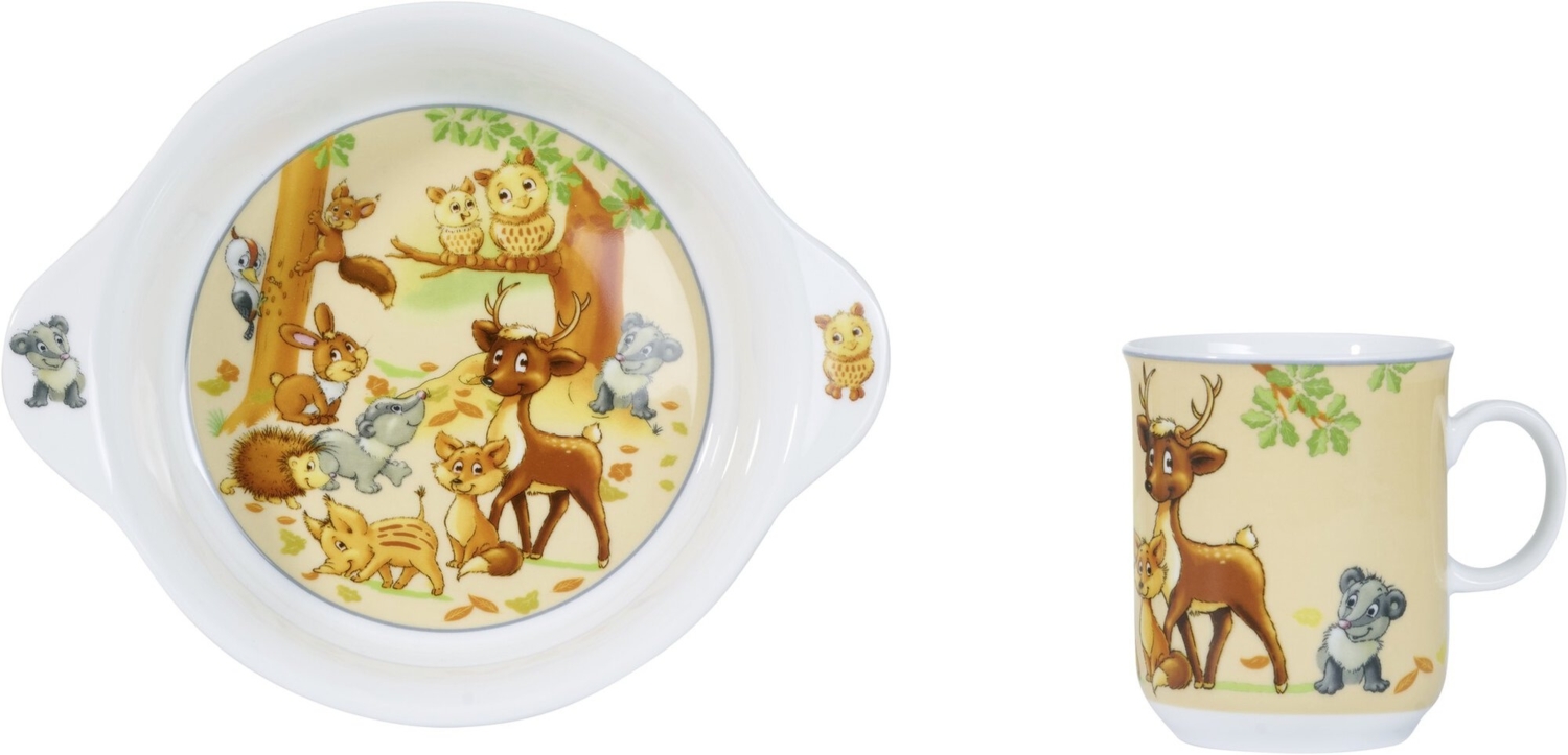 Kinderset 2 tlg. Waldtiere Bild 1