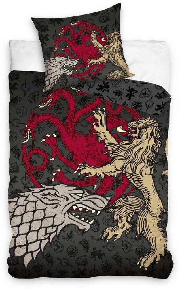 Carbotex Bettwäsche Game of Thrones Bettwäsche 140 x 200 cm Bild 1