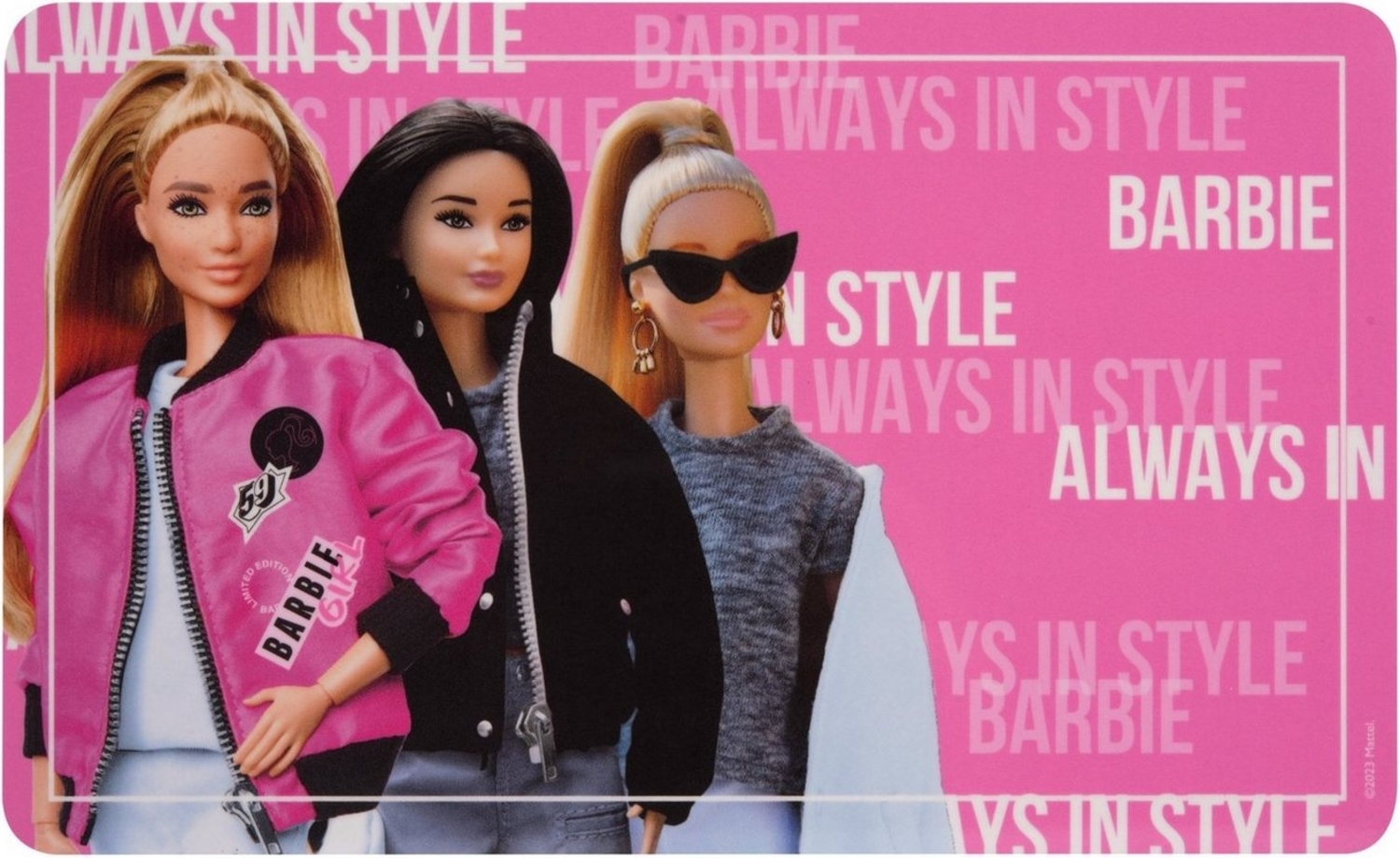 United Labels® Frühstücksbrett Barbie - Always in Style, Resopal Bild 1