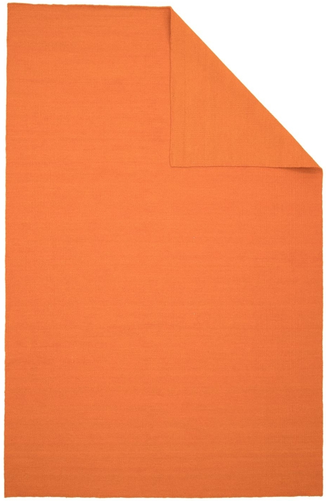 Morgenland Kelim Teppich - Trendy - Fancy - rechteckig - 200 x 140 - Orange Bild 1