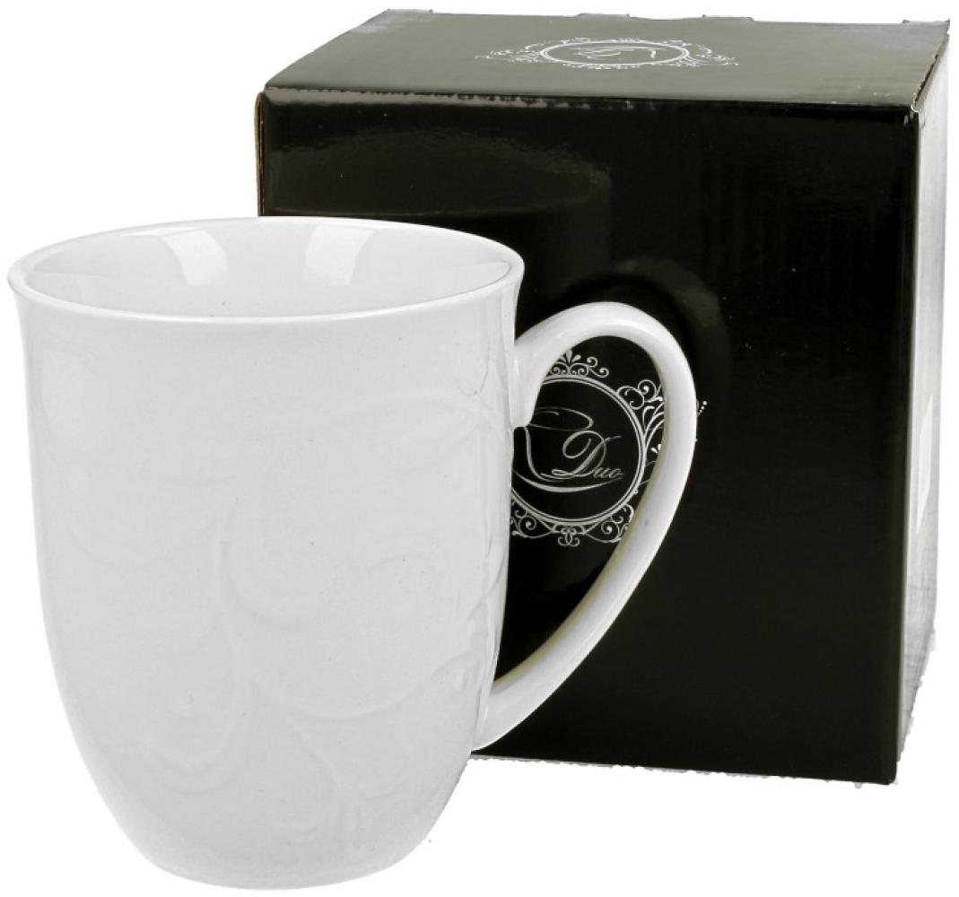 DUO WHITE Becher 300 ml HEMINGWAY New Bone China Porzellan Bild 1