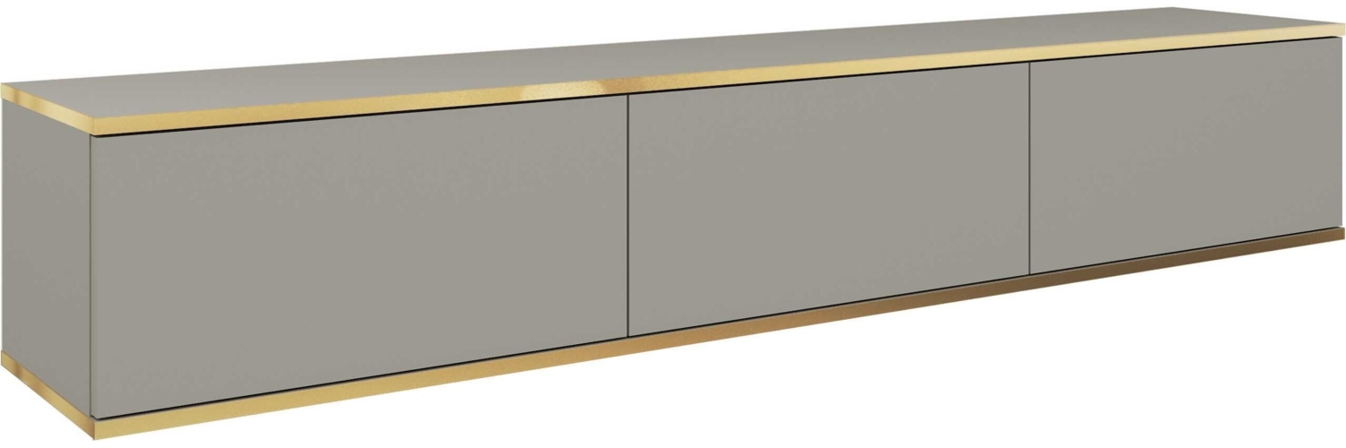 AX LIVING Sideboard TV Orkis 175 175 cm Modern und Funktional, Grau Bild 1