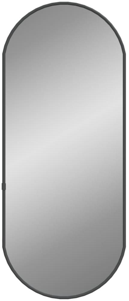 vidaXL Wandspiegel Schwarz 60x25 cm Oval 348204 Bild 1