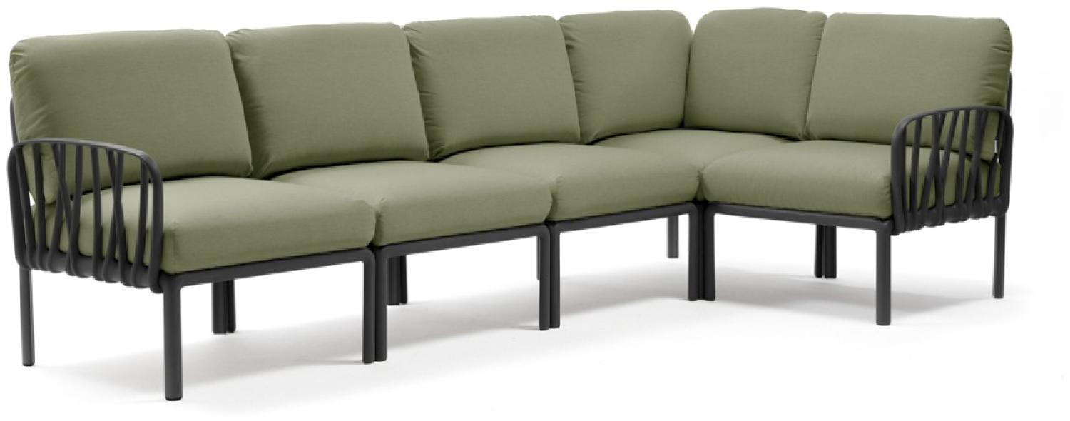 Komodo 5 Loungesofa Kunststoff (Antracite / giungla Sunbrella® *) Bild 1