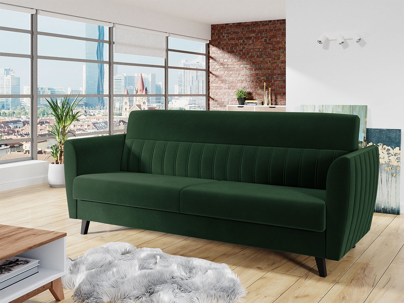Schlafsofa Azaria III, Farbe: Kronos 14 Bild 1