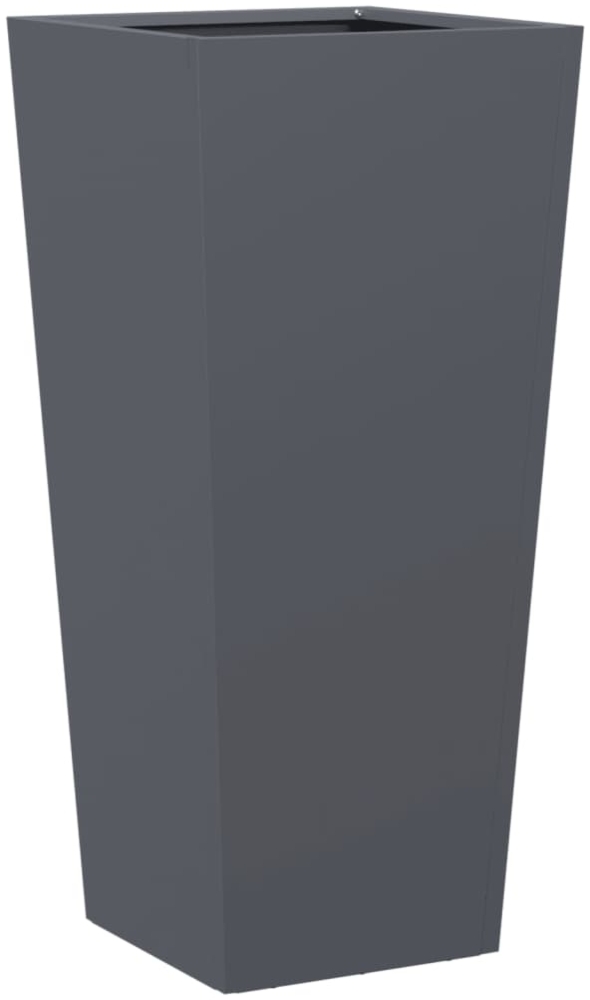 vidaXL Pflanzkübel Anthrazit 35x35x75 cm Stahl 851084 Bild 1