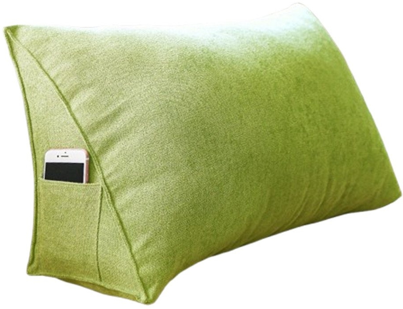 Coonoor Rückenkissen Lesekissen, Nackenrolle, Rückenstütze, dreieckiges Kissen mit Ecken, 1-tlg, großes Sofakissen, Kopfkissen, Rückenlehne Bild 1