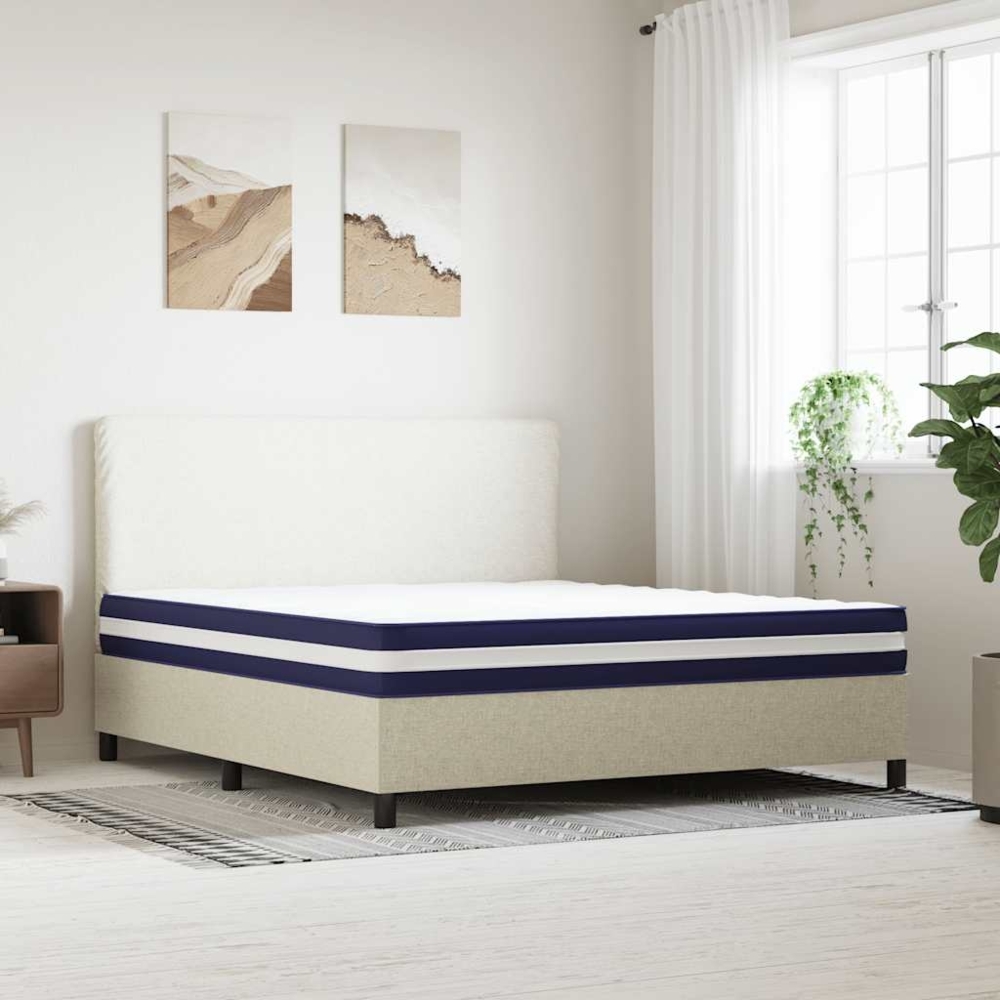 vidaXL Matratze Taschenfederkern Mittelfest 180x200 cm 3206423 Bild 1