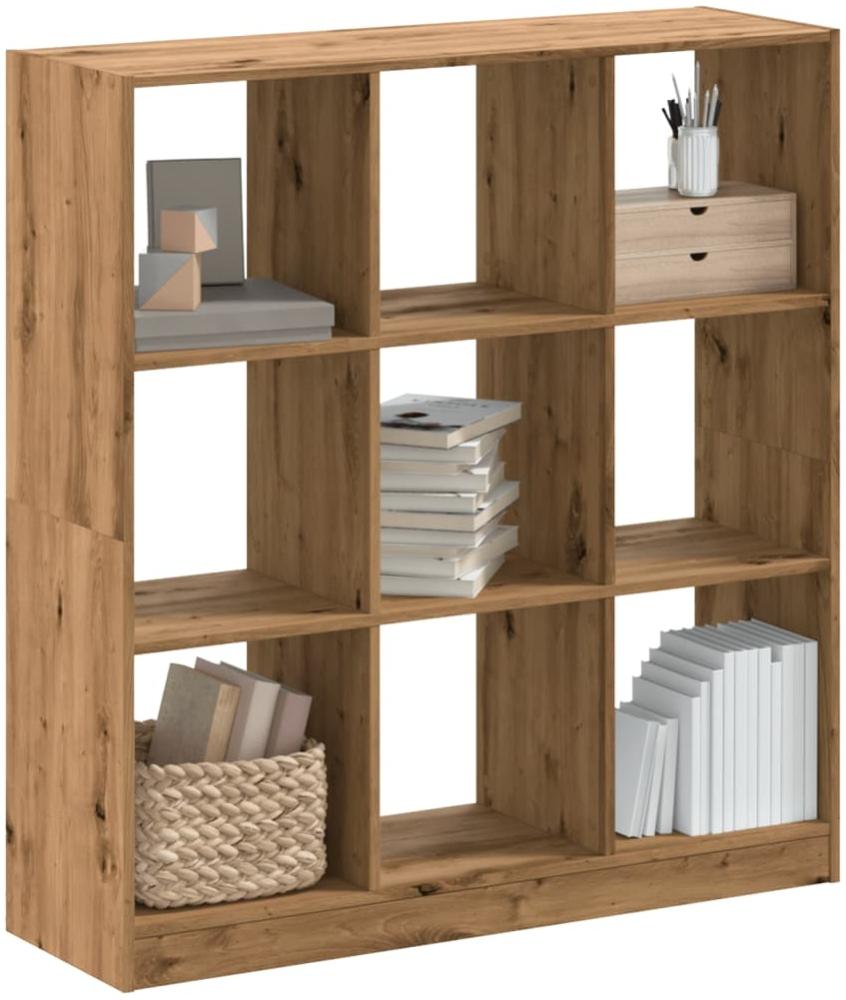 vidaXL Bücherregal Artisan-Eiche 102x32x108 cm Holzwerkstoff 3307845 Bild 1