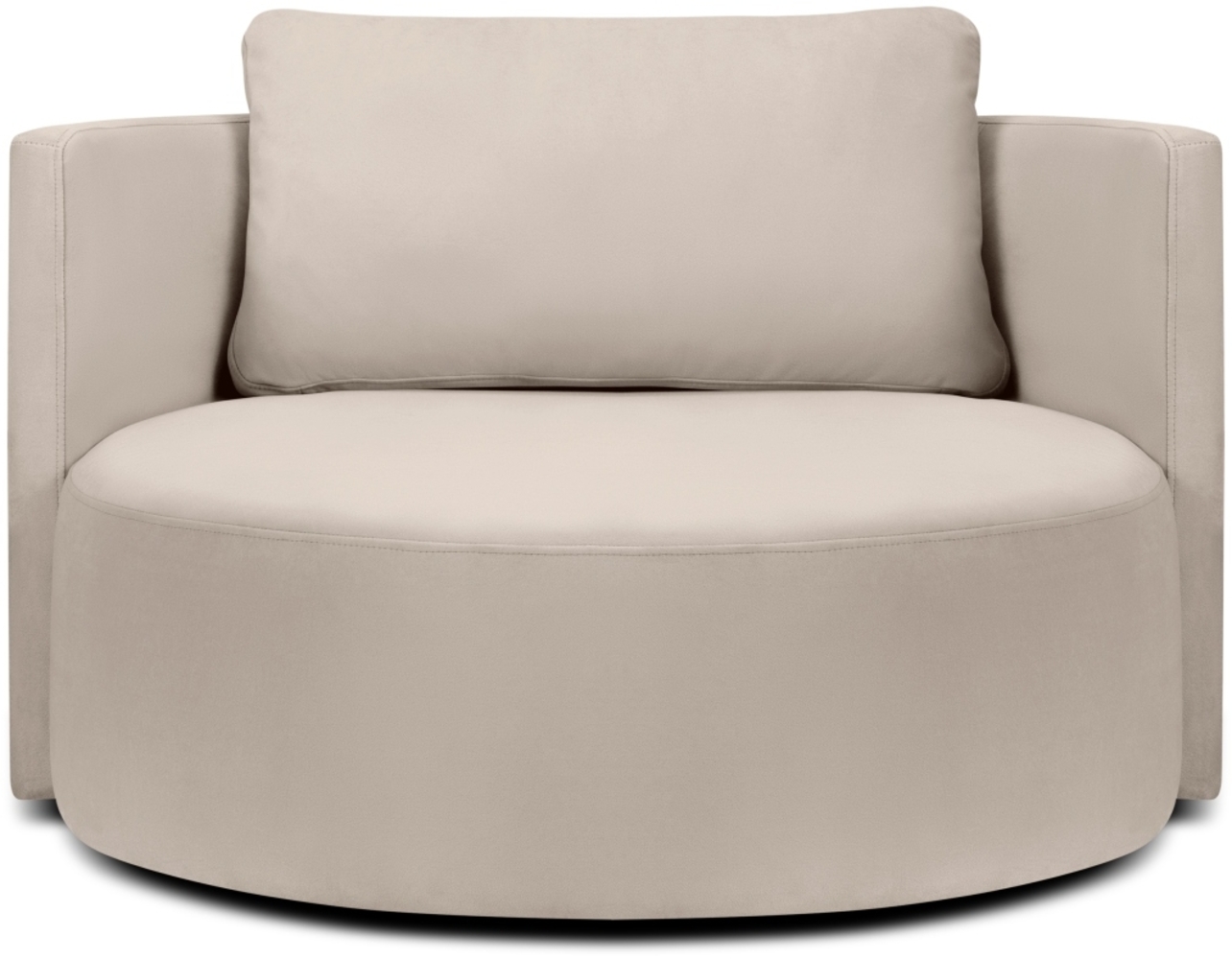 Micadoni Sessel Bliss 1-Sitzer Samt Beige Bild 1