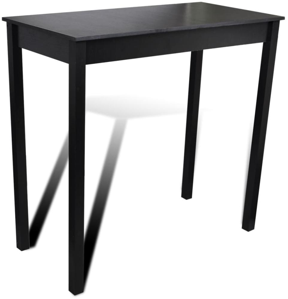 Barset Bartisch mit 4 Barhockern Schwarz 160725 Bild 1