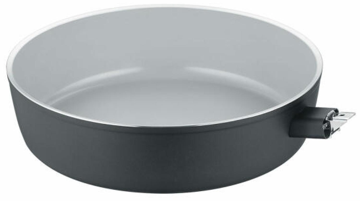 Berndes b. perfect Schmorpfanne, Pfanne, Induktionsgeeignet, Aluminium geschmiedet, Schwarz, Ø 28 cm, 0002573228 Bild 1