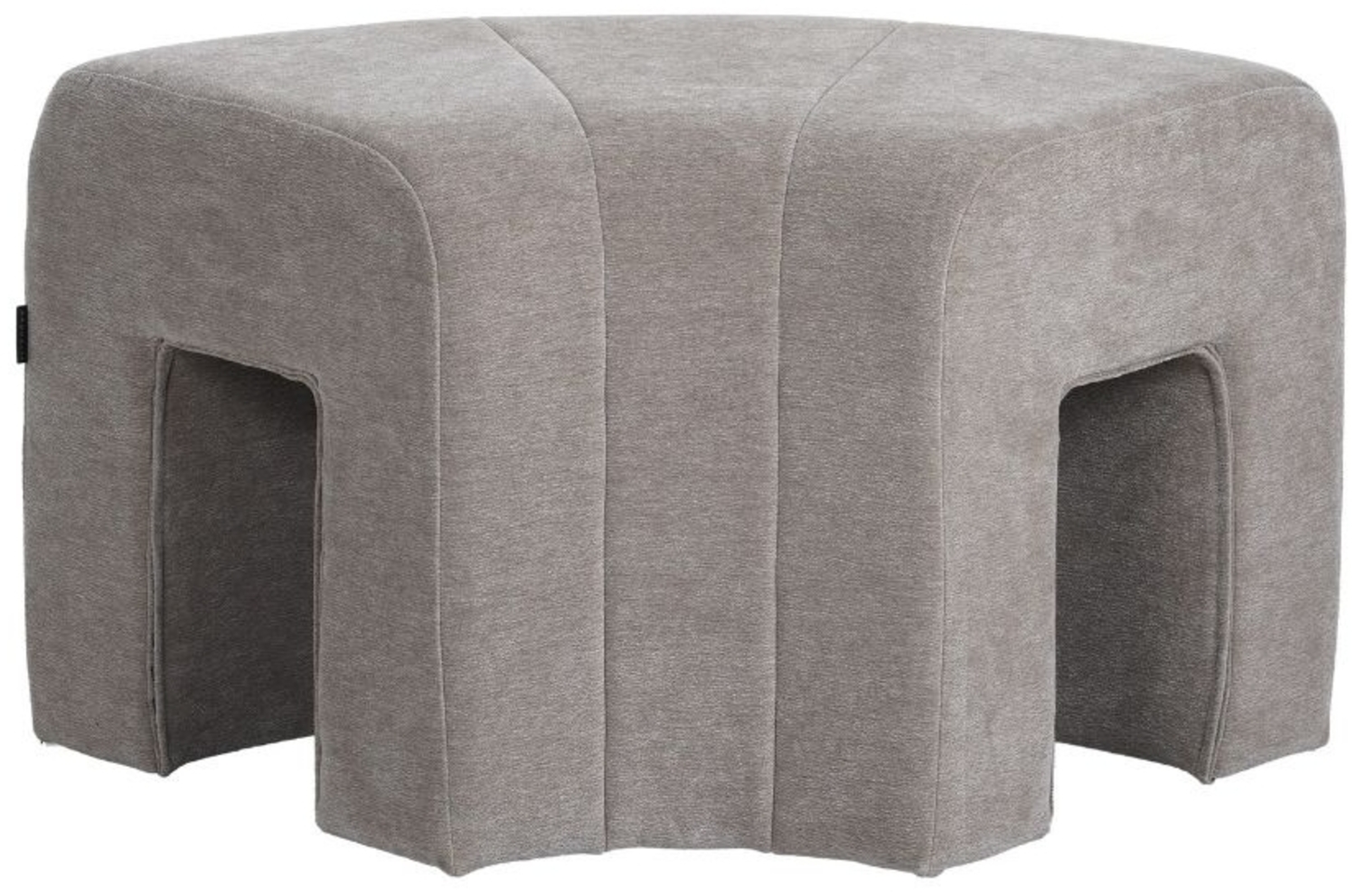 Bronx71 Modularer Eckhocker Seth Chenille taupe Bild 1