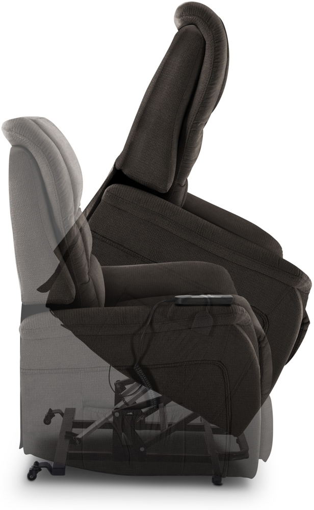 Raburg TV-Sessel Fernsehsessel mit Aufstehhilfe, 120 kg, Relax- & Liegefunktion, Jan, Relaxsessel, elektrisch mit Fernbedienung, 2× Motoren Bild 1