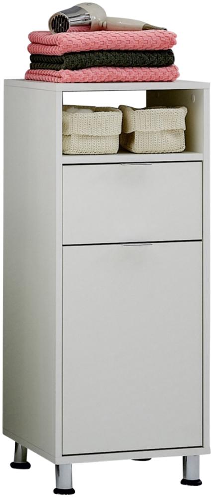 Unterschrank >Lofti< in Weiß - 37x90.5x33cm (BxHxT) Bild 1